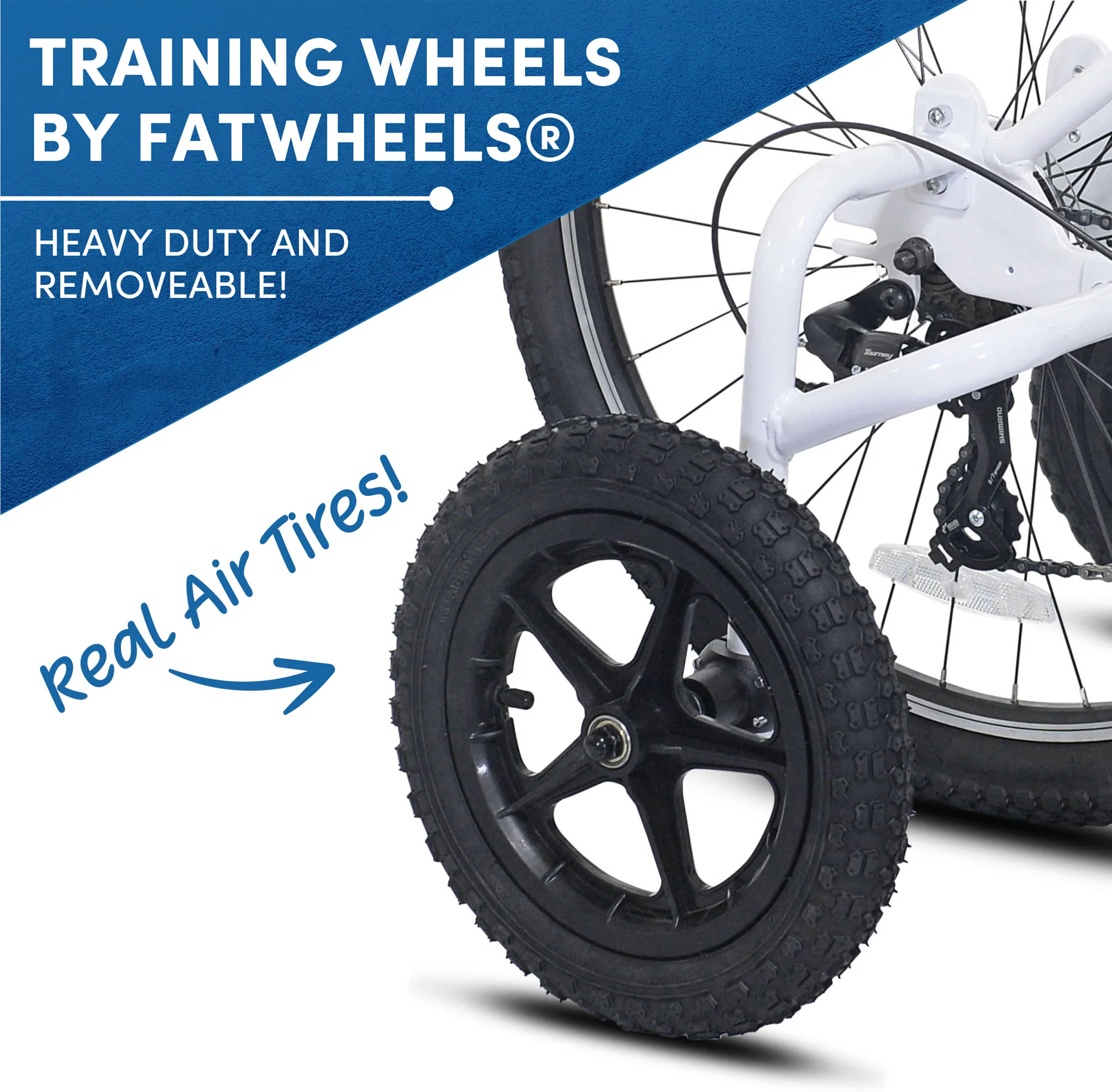26" FATWHEELS Adaptive Training Wheel Bike - Image 5