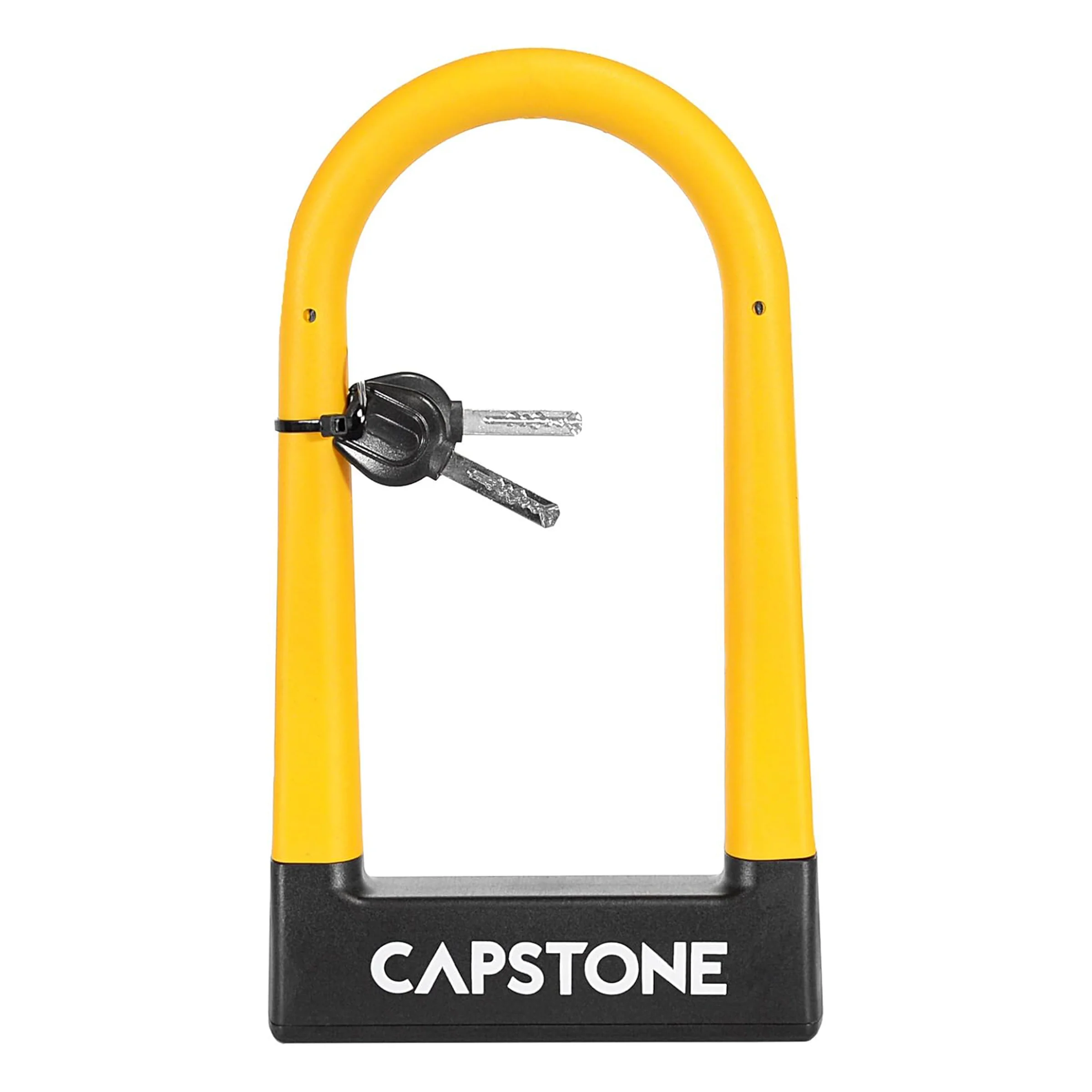 Capstone™ Large Rubberized U-Lock w/ Keys