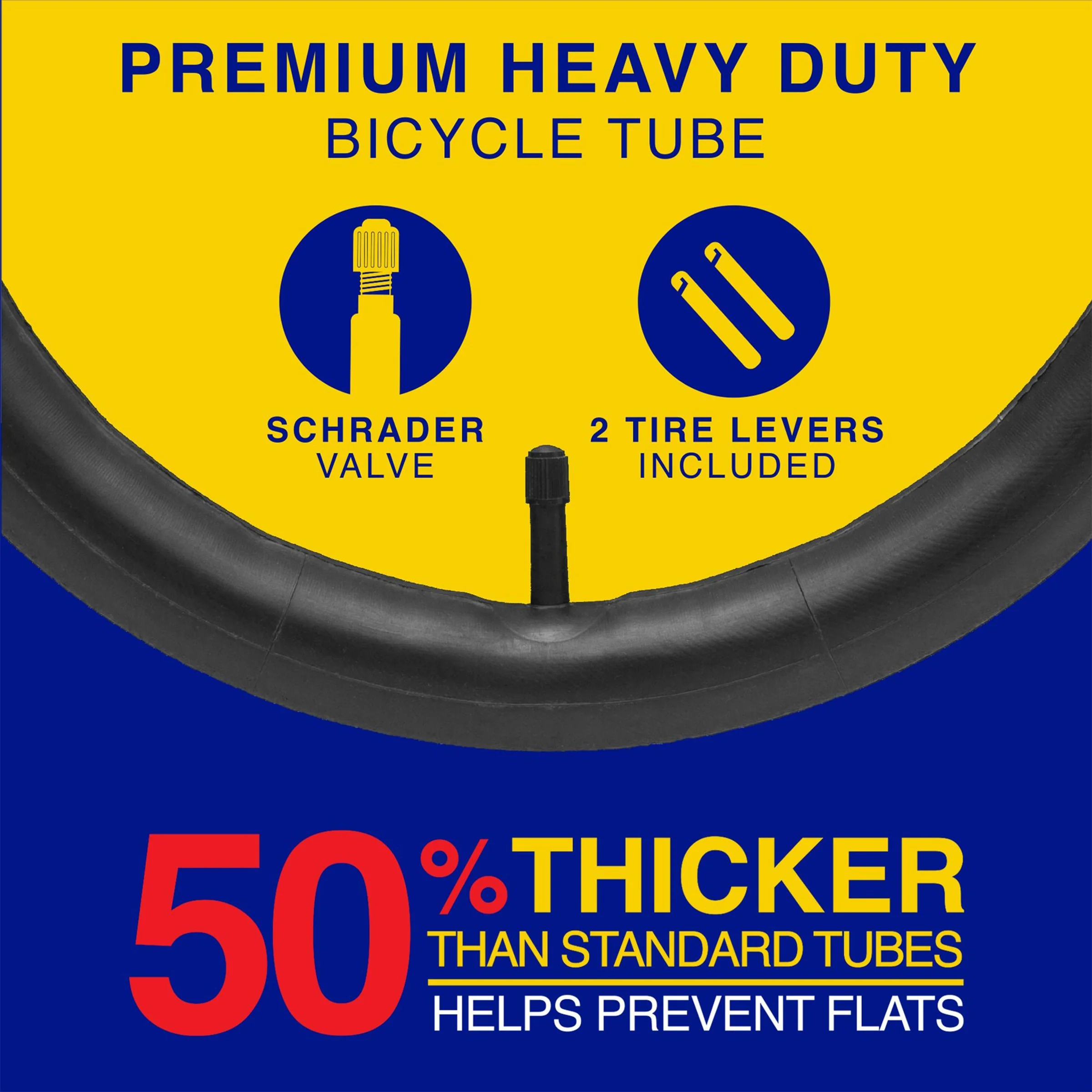 Goodyear® Heavy Duty Bike Inner Tube | 26" x 1.90" - 2.30" - Image 2